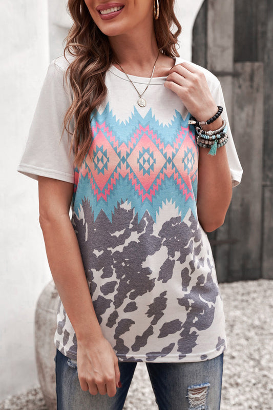 Western Round Neck Tee